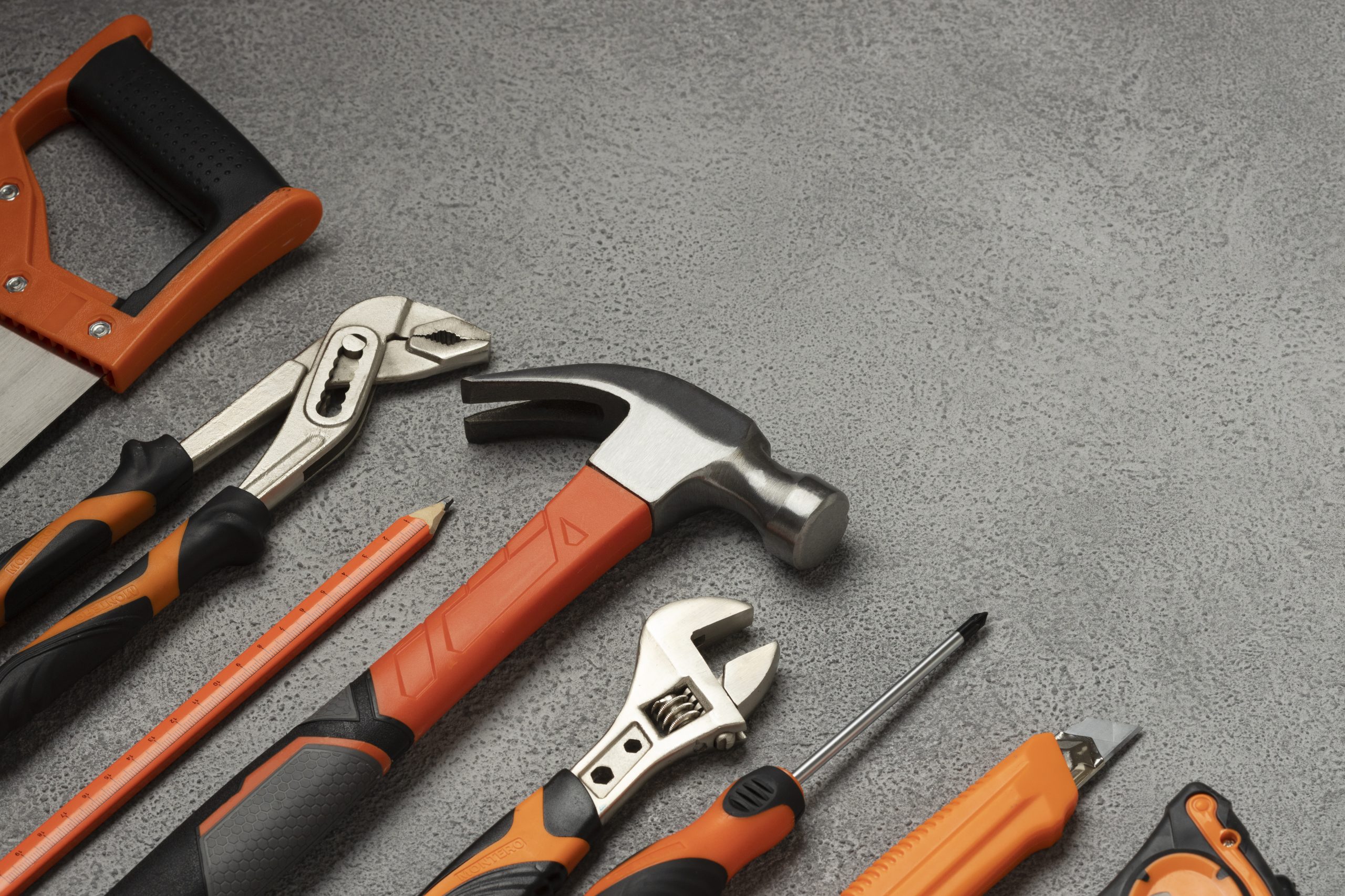 view-steel-hammer-with-other-construction-elements-tools